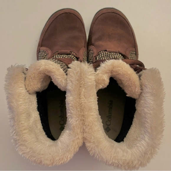 Columbia Warm Winter Boot Women’s Omni Grip heat 200Gr Thinsulate Size 8 Brown - Picture 6 of 9